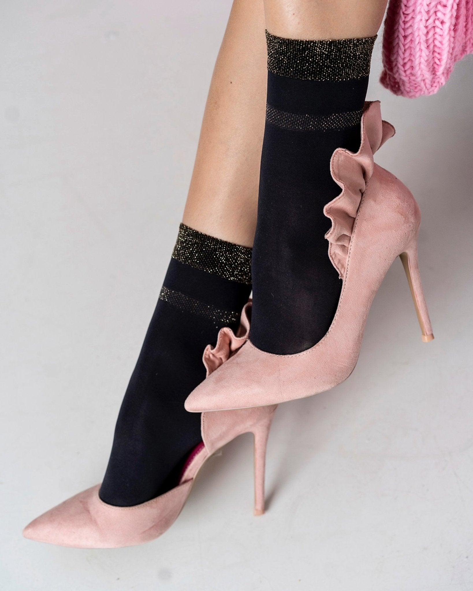 damskie skarpetki do szpilek z mikrofibry