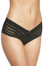 Czarne bawełniane majtki figi damskie Gabidar 195