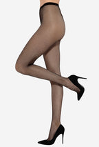 czarne damskie rajstopy kabaretki mikro oczka gatta