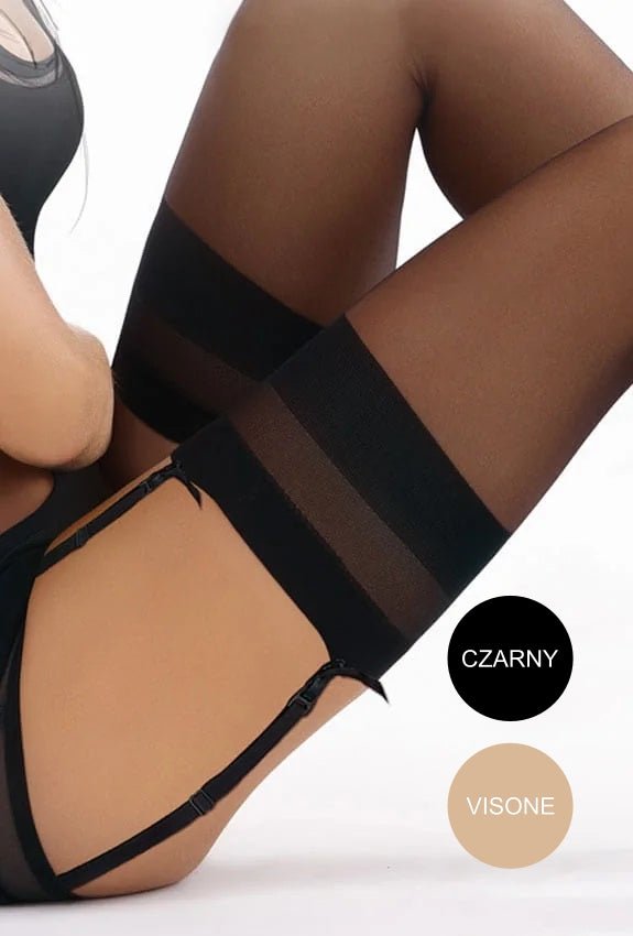 pończochy do pasa lycra 15 den Gatta Sally