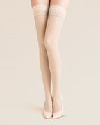 Gabriella pończochy samonośne ecru 15 DEN