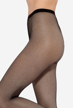 czarne rajstopy kabaretki mikro oczka gatta