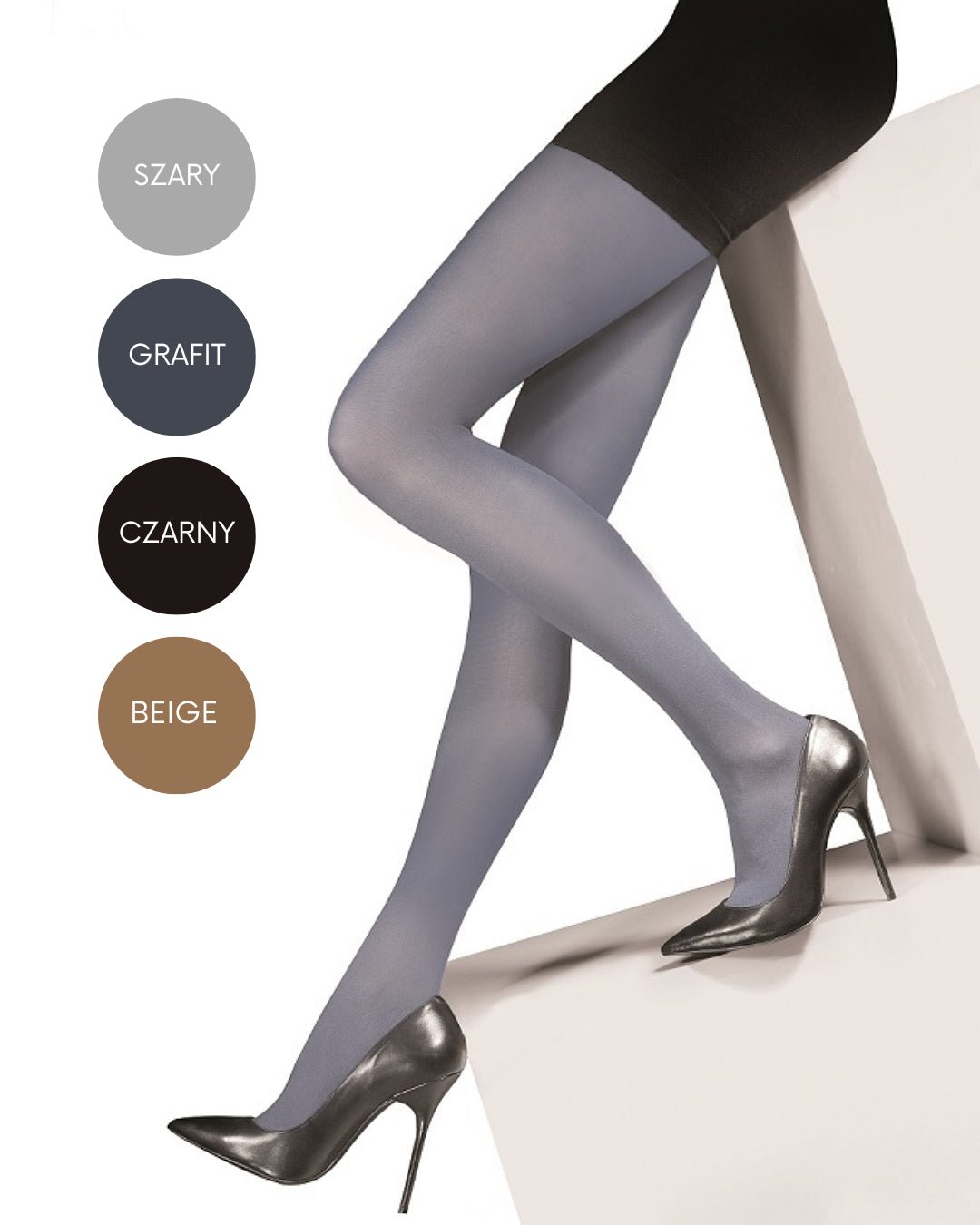 Matowe rajstopy kryjące mikrofibra Naomi 20 DEN